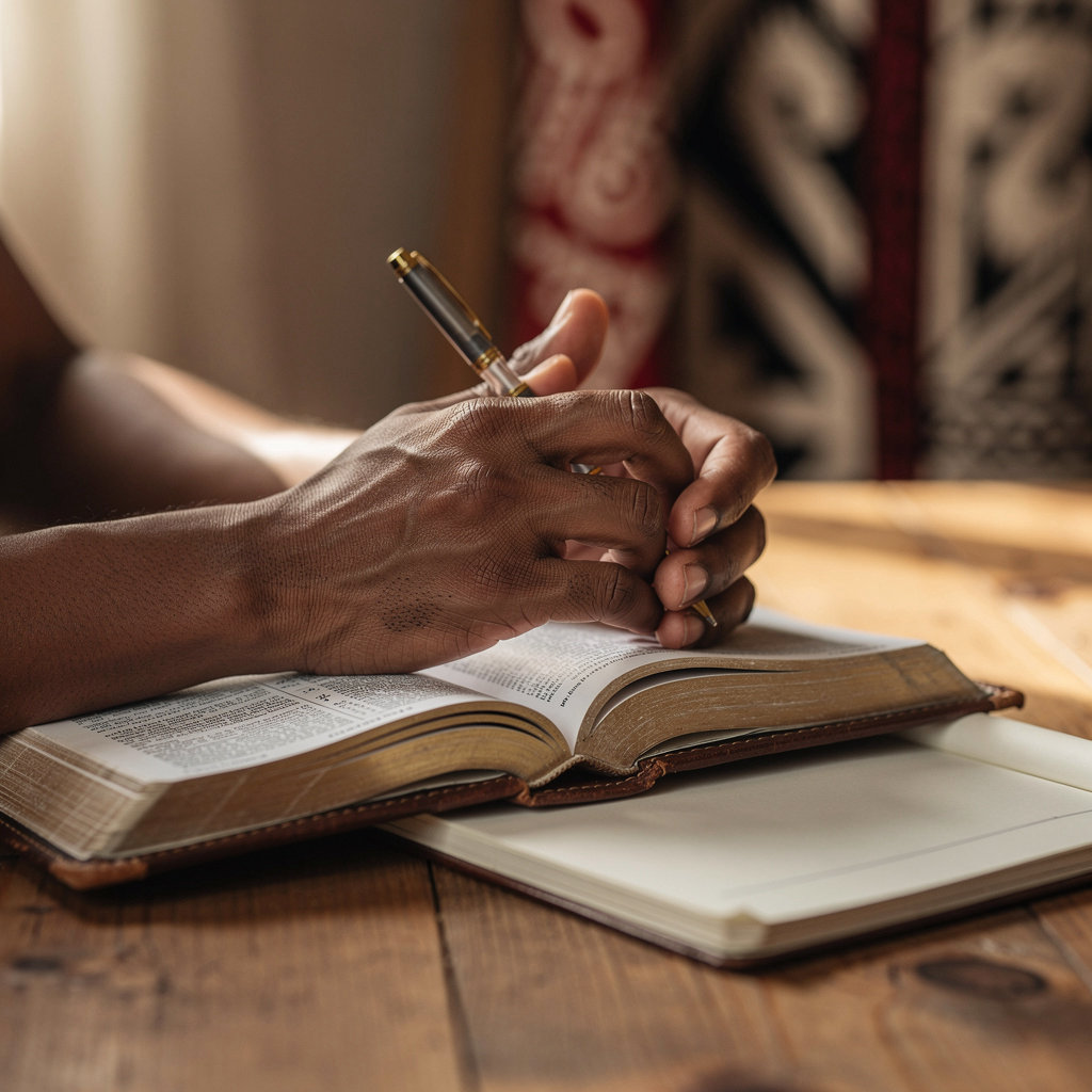 San Diego First Samoan Assembly of God community members engaged in Bible study and spiritual discussion